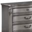 Commode antique à finition platine