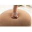 Repose-pieds rond en velours doux-116839236