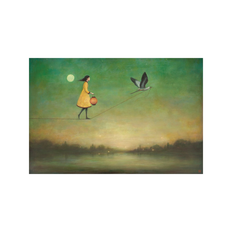 « blue moon expedition » par duy huynh-print, H 32 po x l 48 po x P 1,5 po, Toile tendue
