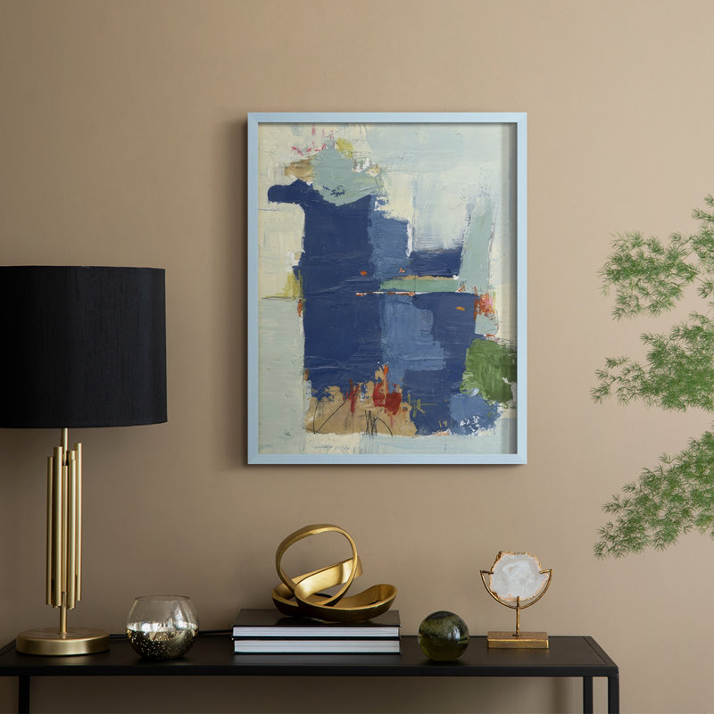 Blues I Framed Print - Solid Wood