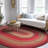 Burkleigh Farmhouse Braided Red Jute Area Rug-613396730