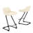 Upholstered Counter Stool With Metal Frame-81851026-82127064