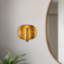 Lustre 9-in White dimmable LED Wall Sconce-1923978506