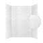 Tuile hexagonale - Mirroflex - Panneau mural de baignoire et douche