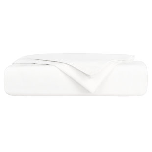 Ensembles de draps-housses 100% coton tissé en percale, 400 fils au pouce carré, certifié GOTS, lisse et évacuant l'humidité