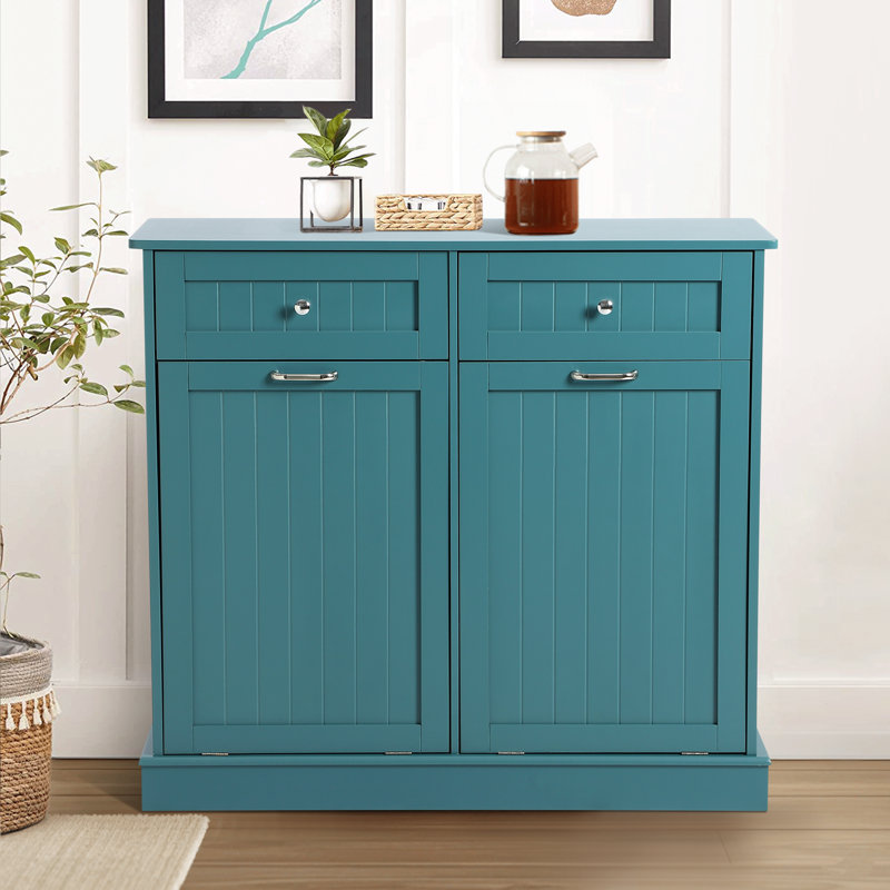 Armoire poubelle inclinable Havant, Green