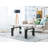 Rectangle Black Glass Coffee Table-1502365425-1502365429