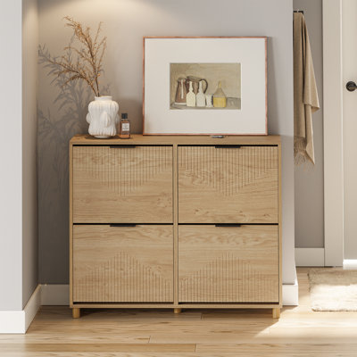 16 Pair Flip Down Shoe Storage