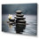 Blue Zen Serenity of Spiritual Stones in Water III - impressions sur toile de pierre spirituelle