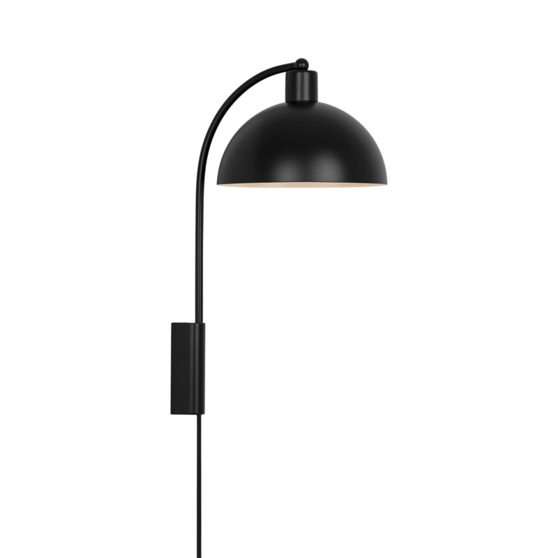 Ellen 20 Wall light Brass, Black, Black