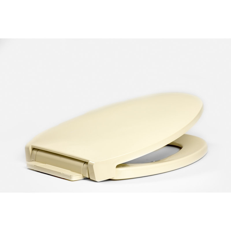 Elongated Toilet Seat and Lid, Biscuit