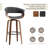 Tavar Upholstered Faux Leather Bar Stool-2070517369-2052157481