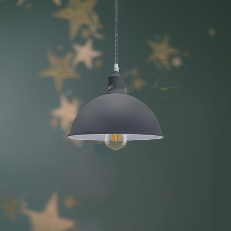 Pockerley 1 - Light Dome Pendant, Yes, Grey