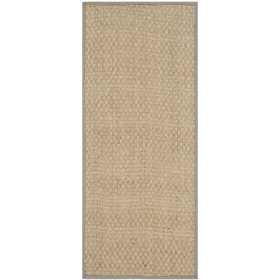 Lasone Natural Gray Seagrass Rug