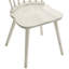 2 chaises d'appoint de salle à manger rustiques en bois massif blanc, design, idéales pour une utilisation dans la pièce, processus d'installation simple et rapide-756309940