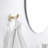 Kree Collection Bathroom Accessories Wall Mounted Towel Robe Hook - Brushed Gold-61773624