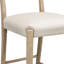 Tabouret de bar avec dossier échelle (ensemble de 2)