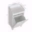 Armoire de rangement, 31 po, rangement pour salle de bain, panier à linge inclinable 31 po, panier de rangement autoportant