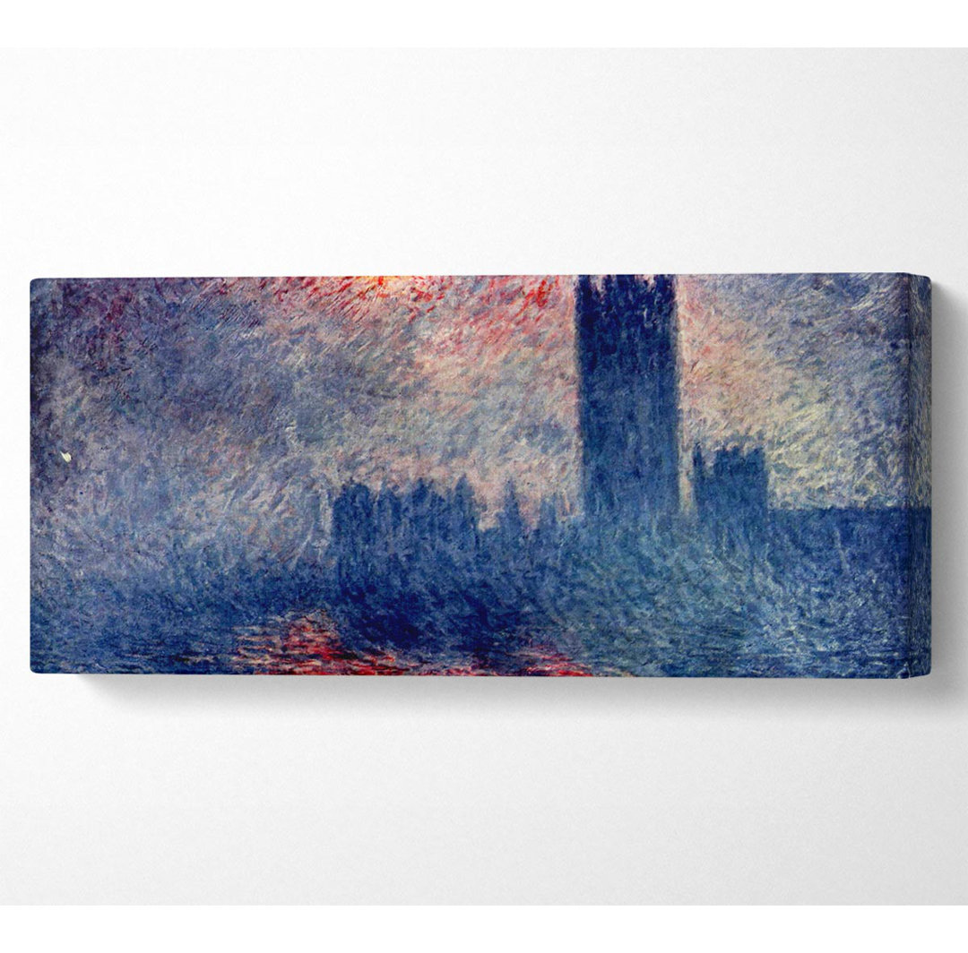 Monet Die Themse Panoramaleinwand