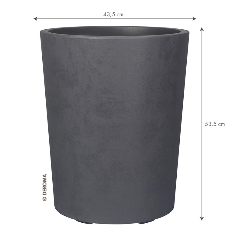Millennium Vaso 53cm, Anthracite
