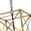 Lustre carré de style lanterne à 4 lumières-497914316