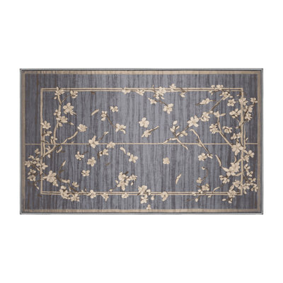 Tapis rose lavable à la machine