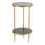 Petite Two-Tier Table-Nickel-9595877