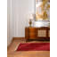 Tapis Alithea tissé à plat en laine Kilim écologique - 91 x 396 cm, tapis de couloir | Couleur bourgogne | Motif uni | Tapis de salon, chambre-24418958-126643372