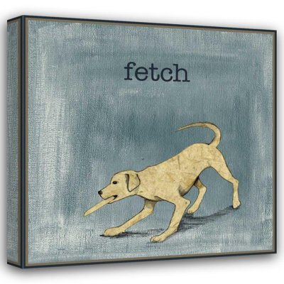 Red Barrel Studio® Ludwig, Alicia Gallery Wrapped Canvas Art Titled: Fetch