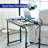 VIVO Black Mobile Height Adjustable Desk for Kids and Adults, Interactive Workstation