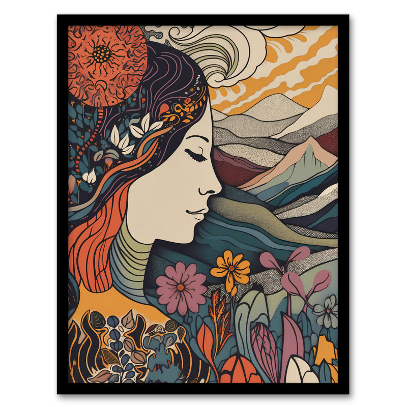My Heart's In The Highlands Spring Scottish Mountains - Single Picture Frame Print