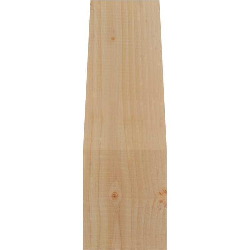Attelle de genou Westlake, Sapin de Douglas, Lisse, H 18 po x l 5,5 po x P 6 po