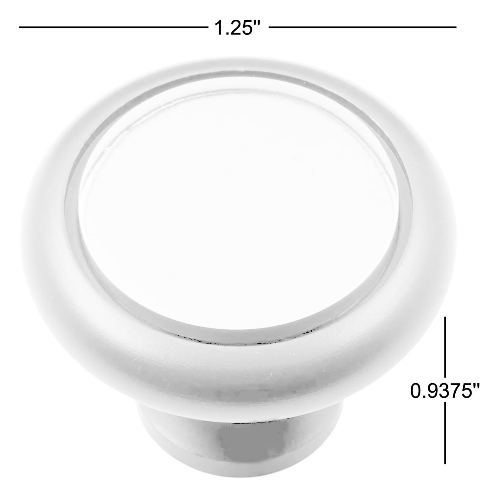CK Series Two-Tone Cabinet Knob, Oil Rubbed/Brass