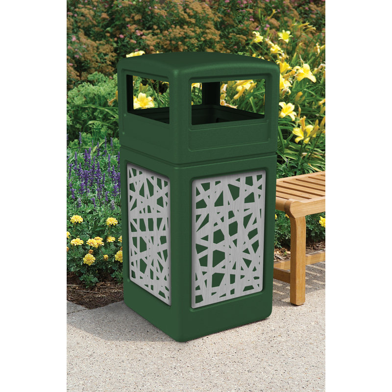 Poubelle 42 gallons precision series®, Vert forêt