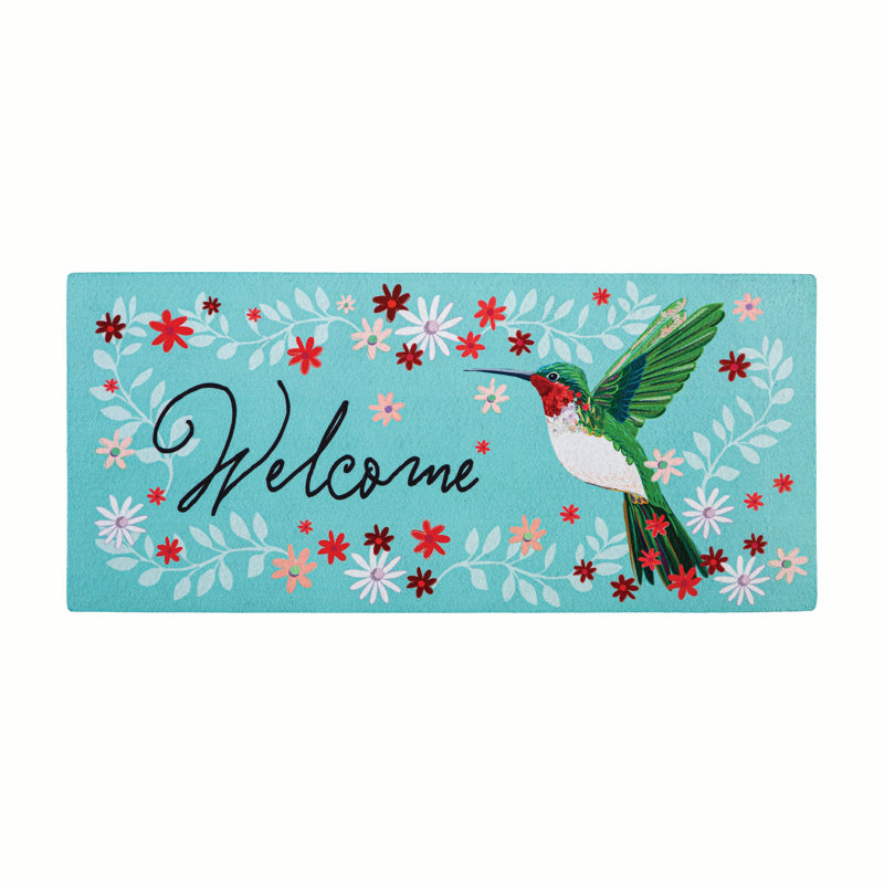 Tapis de bienvenue colibri Sassafras