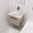 24 " Modern Design Float Bathroom Vanity With Ceramic Basin Set