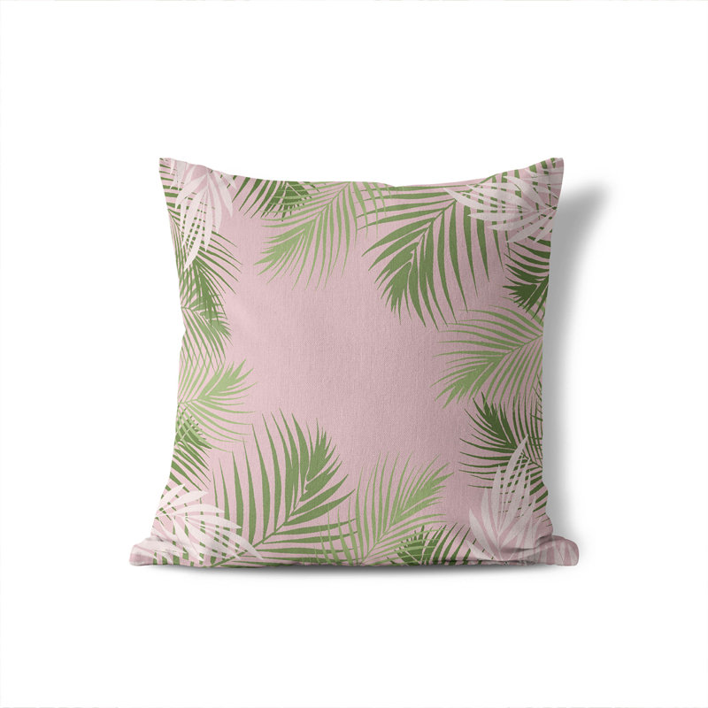 Palm Outdoor Pillow, 16"H x 16"W
