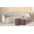 Weitzman Faux Wood Round Nesting Side Tables