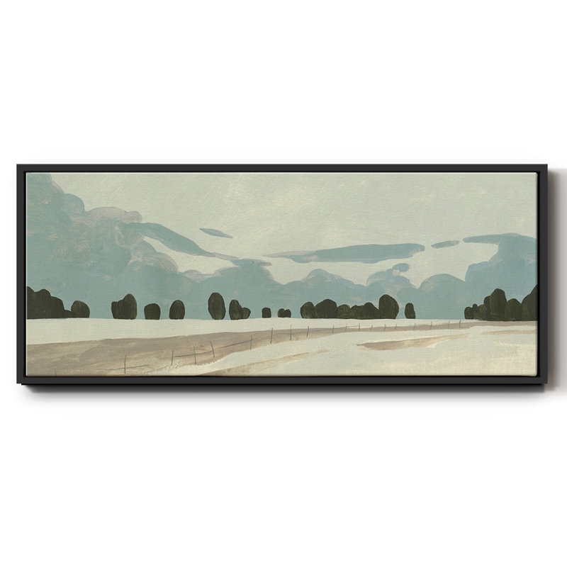 Farmland Study IV- Framed Canvas