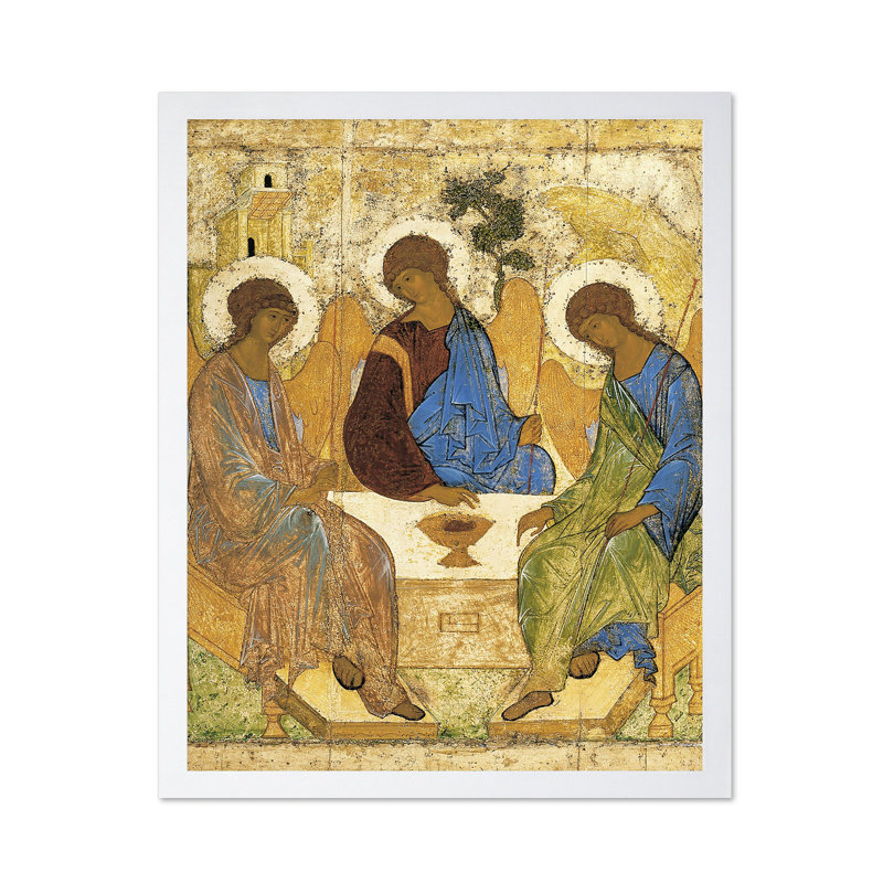 Andrei Roublev - Trinité, 11"H x 14"W, Poster, White Framed