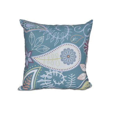 Botanical Blooms Outdoor Square Throw Pillow
