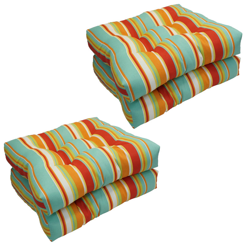 Coussin de siège à motif carré