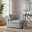 Chaise d'appoint moelleuse idéale pour les chambres relaxantes