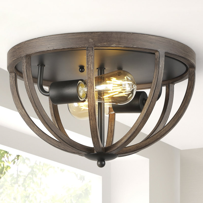 Plafonnier encastré 13 "2 lumières Tiphaine