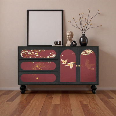 Vintage Aesthetic Entryway Drawer Cabinet