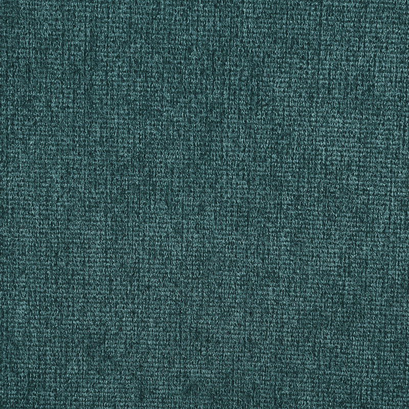 3 sièges rembourrés bleu sarcelle avec accoudoirs évasés, style Mid-Century pour les espaces décontractés et dossier divisé en deux accoudoirs
