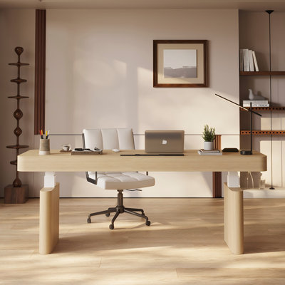 62.99"Simple and natural color electric office height-adjustable desk