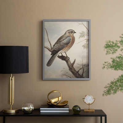 «Vintage Animal Print VI», reproduction encadrée - bois massif