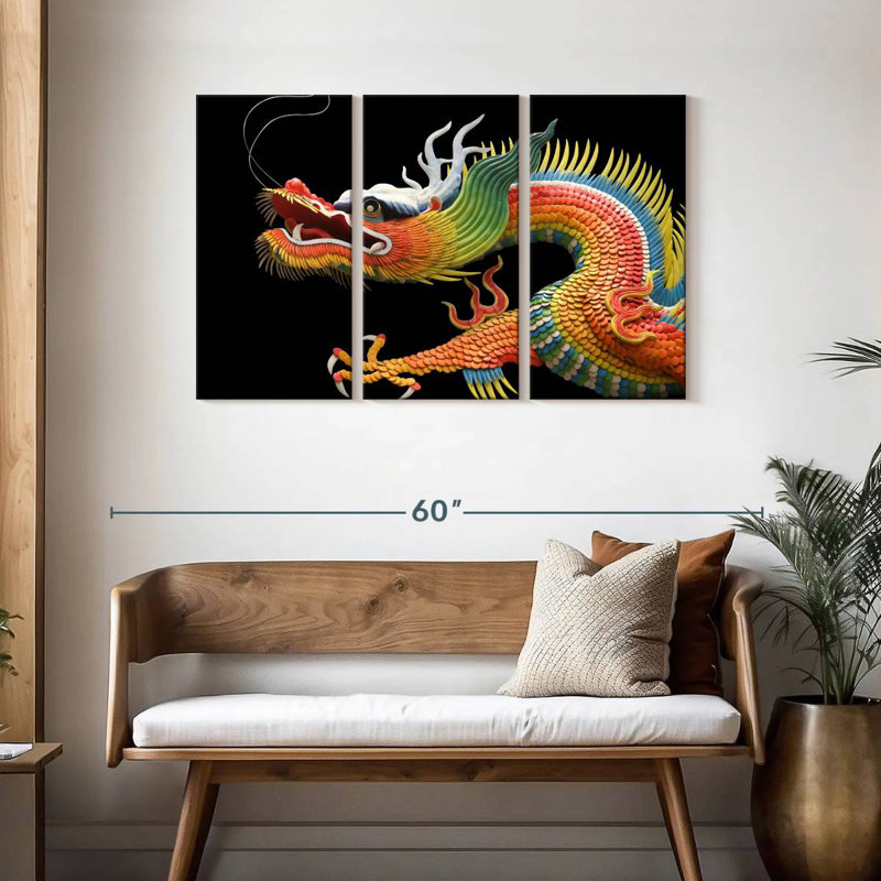 Dragon traditionnel Brampt, H 28 po x l 45 po