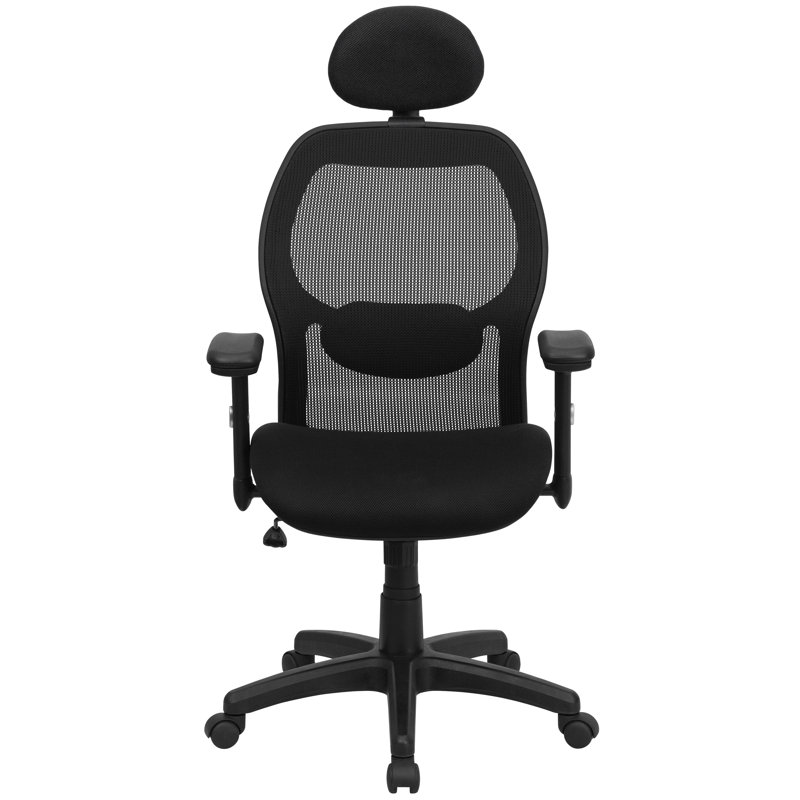  Chaise de travail en filet Super, Noir